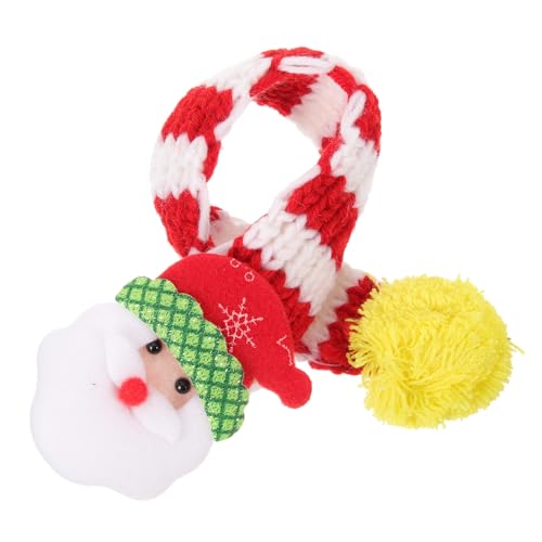 Toyvian Weihnachtliches Haustier Strickhalstuch Santa Claus Atmungsaktiv Bequem Warm Dekorativ für Kleine Hunde und Katzen Einfach Anzulegen Material Festliches Accessoire Toyvian Weihnachtliches Haustier Strickhalstuch Santa Claus Atmungsaktiv Bequem Warm Dekorativ für Kleine Hunde und Katzen Einfach Anzulegen Material Festliches Accessoire von Toyvian