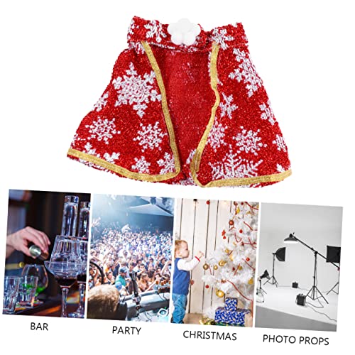 Toyvian Weihnachtliches Haustiercape mit Schneeflockenmuster Leichtes Atmungsaktives Weihnachtskostüm für Kleine Katzen und Hunde Komfortabel und Hautfreundlich Festliches Cosplay für Toyvian Weihnachtliches Haustiercape mit Schneeflockenmuster Leichtes Atmungsaktives Weihnachtskostüm für Kleine Katzen und Hunde Komfortabel und Hautfreundlich Festliches Cosplay für von Toyvian