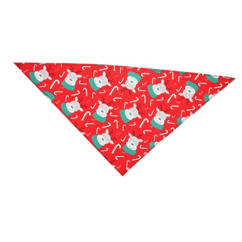 Toyvian Weihnachtliches Hundehalstuch aus Einlagiger Baumwolle Verstellbares Dreieckiges Pet Neckerchief Waschbarer Dekorativer Hundeschal mit Rentier für Festliche Anlässe und Welpen Toyvian Weihnachtliches Hundehalstuch aus Einlagiger Baumwolle Verstellbares Dreieckiges Pet Neckerchief Waschbarer Dekorativer Hundeschal mit Rentier für Festliche Anlässe und Welpen von Toyvian