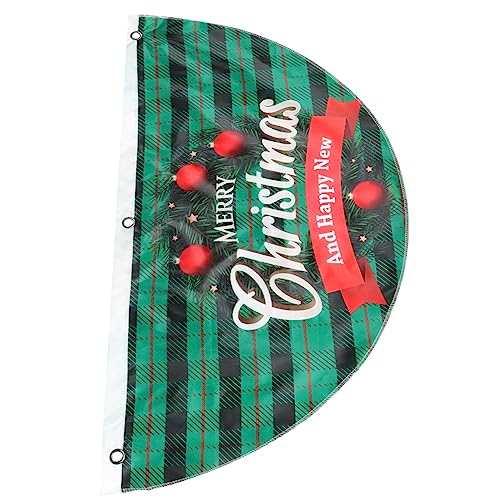 Toyvian Weihnachtsfahne Outdoor Fächerförmige Weihnachtsflagge Karneval Deko Weihnachtsdekoration zum Aufhängen für Garten und Tür Toyvian Weihnachtsfahne Outdoor Fächerförmige Weihnachtsflagge Karneval Deko Weihnachtsdekoration zum Aufhängen für Garten und Tür von Toyvian