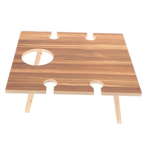 Toyvian Weintisch Klappbar Tragbarer Picknicktisch für Outdoor Events Strand Camping und Weinliebhaber Toyvian Weintisch Klappbar Tragbarer Picknicktisch für Outdoor Events Strand Camping und Weinliebhaber von Toyvian