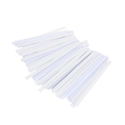 Toyvian Weiße Beutelverschlüsse Lebensmittelbeutel Klemmen Luftdicht Praktisch für Brot Snacks Kaffee Tee Frischhalt Clips Langlebig und Handschonend von Toyvian