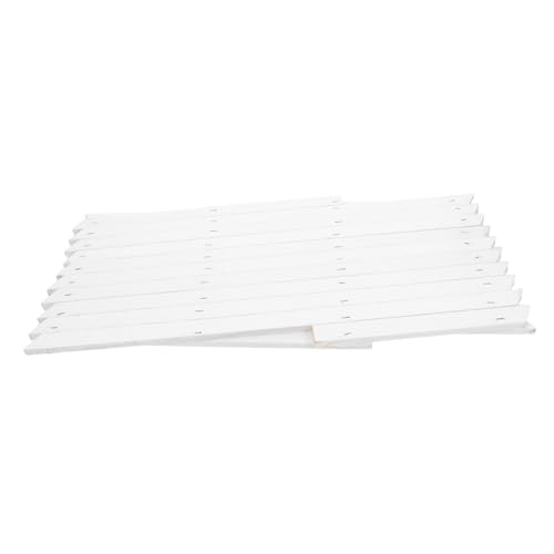 Toyvian Weißes Ausziehbares Rankgitter für Kletterpflanzen Verstellbares Wandspalier für Garten Balkon und Terrasse Vielseitiges Outdoor Gartengestell Platzsparendes Wandpaneel Toyvian Weißes Ausziehbares Rankgitter für Kletterpflanzen Verstellbares Wandspalier für Garten Balkon und Terrasse Vielseitiges Outdoor Gartengestell Platzsparendes Wandpaneel von Toyvian
