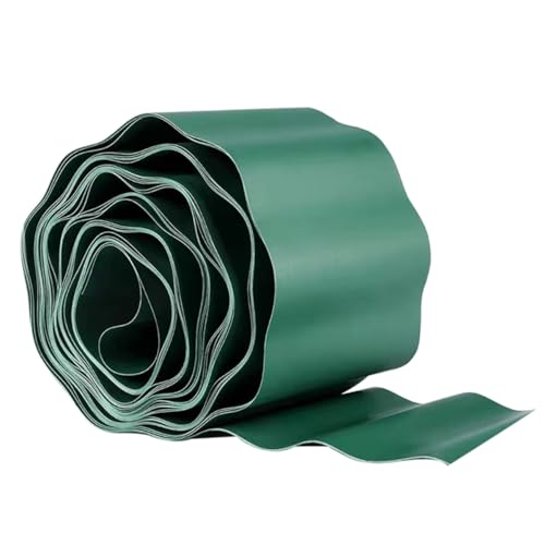 Toyvian Wellenförmiger Gartenzaun Kunststoff Dekorative Rasenkante für Blumenbeete Balkone und Leicht zu Installieren Wiederverwendbar für Stilvolle von Toyvian