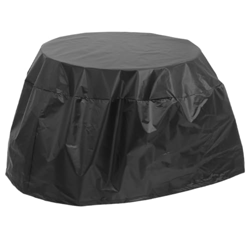 Toyvian Wetterfeste Grillabdeckung Oxford Material wasserdichte Abdeckhaube für Runde Grills und Gartenmöbel UV Beständig und Langlebig für Außenbereich von Toyvian