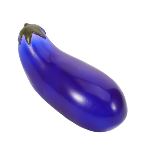 Toyvian Schlüsselversteck Für Draußen in Auberginenform wasserdichte Gartendekoration Aus Harz Als Versteckter Schlüsselhalter Für Rasenflächen Blumenbeete Oder Veranden von Toyvian