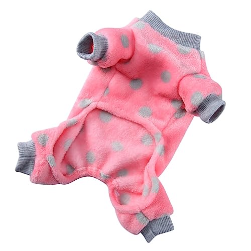 Toyvian Winterwarme Haustierkleidung Gemütlicher Hundepyjama aus Hochwertigem Material Atmungsaktiv und Bequem Drinnen und Draußen Größenoption von Toyvian