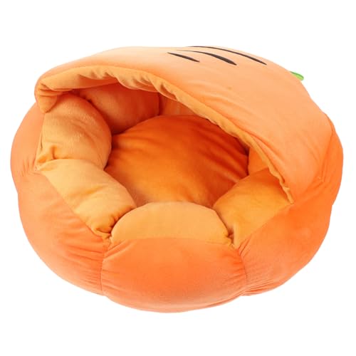 Toyvian Winterwarmes Katzenbett S Komfortables Haustierkissen mit Karottenform Kuscheliges Hunde und Katzen Schlafsofa rutschfeste Matte für Innenbereich von Toyvian