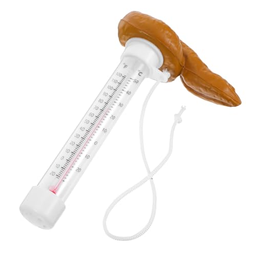 Toyvian Witziges Schwimmendes Pool Thermometer Poop Design Wetterfestes Kunststoffmaterial Präzise Temperaturmessung Uv Beständig Langlebig für Schwimmbäder Spas und Aquarien Indoor Toyvian Witziges Schwimmendes Pool Thermometer Poop Design Wetterfestes Kunststoffmaterial Präzise Temperaturmessung Uv Beständig Langlebig für Schwimmbäder Spas und Aquarien Indoor von Toyvian