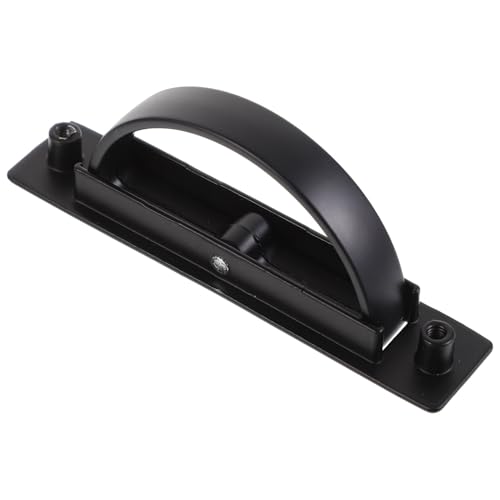 Toyvian Zinklegierung Eingelassener Drehbarer Möbelgriff Versteckter Schrankschubladengriff Platzsparend Abgerundet Kompatibel für Schlafzimmer Küchenschränke Schwarz Toyvian Zinklegierung Eingelassener Drehbarer Möbelgriff Versteckter Schrankschubladengriff Platzsparend Abgerundet Kompatibel für Schlafzimmer Küchenschränke Schwarz von Toyvian