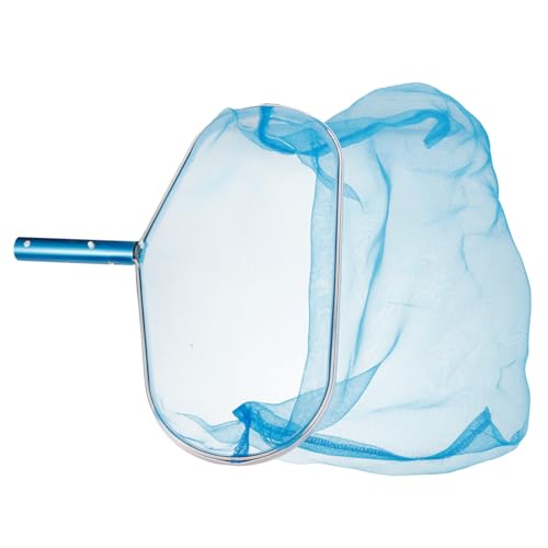 Toyvian Zubehör für Poolreinigungsnetze Teichlöffelnetz Pool-Skimmer-Tool Reinigungszubehör Pool -Blatt -Rechen Poolnetze zur Reinigung Pool-Tool Pool-Skimmernetz-Werkzeug Nylon Blau von Toyvian