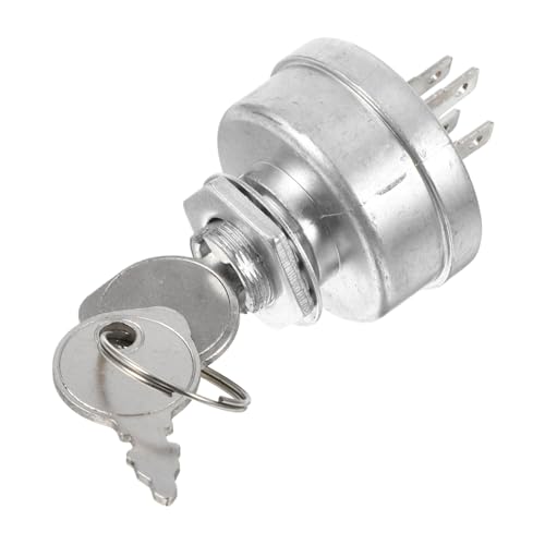 Toyvian Zündschalter für Rasenmäher Kompatibel mit Einfacher Austausch für Rasenmäher und Traktoren Langlebig und Robust für Frontmotorisierte Modelle Einfache von Toyvian