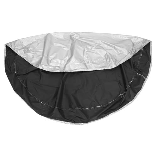 Toyvian 6ft Kreisförmige Aufblasbare Poolabdeckung 210d Gartenschwimmbeckenschutz Tragbare Boden-solarabdeckung Für Zuhause von Toyvian