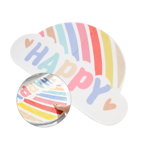 Toyvian rutschfeste Badezimmermatte aus Polyester Saugfähige Weiche Anti rutsch Fußmatte für Küche und Wohnraum Regenbogen Design Langlebiger Maschinell Gefertigter Teppich Toyvian rutschfeste Badezimmermatte aus Polyester Saugfähige Weiche Anti rutsch Fußmatte für Küche und Wohnraum Regenbogen Design Langlebiger Maschinell Gefertigter Teppich von Toyvian