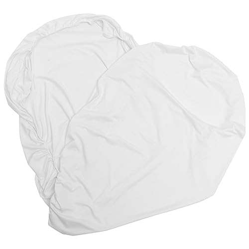 Toyvian zarte Tischdecke Tuch rechteckig Abdeckung tailliert Vinyl faltbar Dehnbare Tischdecken Abendessen Tischdecke Tischhülle elastische Tischdecke Milchseide Weiß von Toyvian