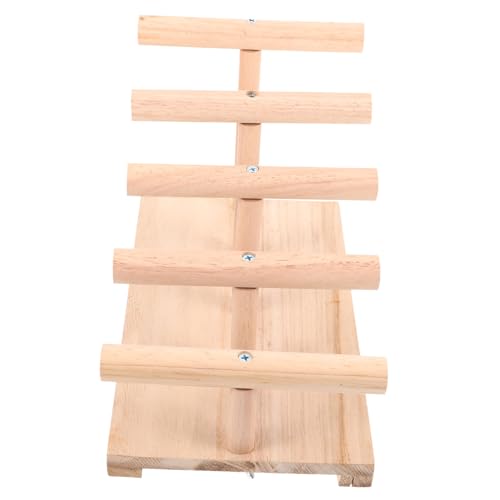 Vogeltrainingsständer aus Holz Robuster Papageienbarsch für Innenbereich für Stehen Vogelkäfig oder Schreibtisch Vogeltrainingsständer aus Holz Robuster Papageienbarsch für Innenbereich für Stehen Vogelkäfig oder Schreibtisch von Toyvian