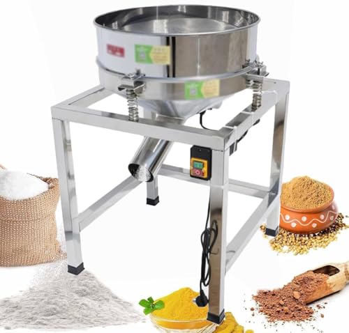 Automatische Pulversiebmaschine, Kommerzielle Elektrische Sieb- Und Schüttelmaschine, Vibrierender Mehlpulver-Siebschüttler, Mit Sieben Aus Edelstahl 304, Durchmesser 19,6 Zoll,70mesh Automatische Pulversiebmaschine, Kommerzielle Elektrische Sieb- Und Schüttelmaschine, Vibrierender Mehlpulver-Siebschüttler, Mit Sieben Aus Edelstahl 304, Durchmesser 19,6 Zoll,70mesh von TozMvi