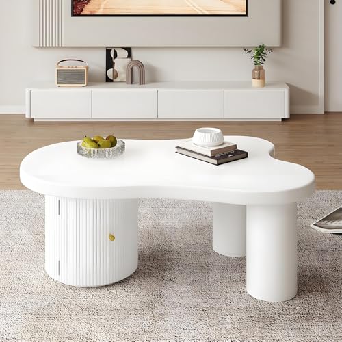 Einzigartiger Couchtisch, Moderner, Unregelmäßiger Couchtisch in Wolkenform, Couchtisch in Wolkenform Für Das Wohnzimmer, Home Office, Einfacher, Moderner Mitteltisch von TozMvi