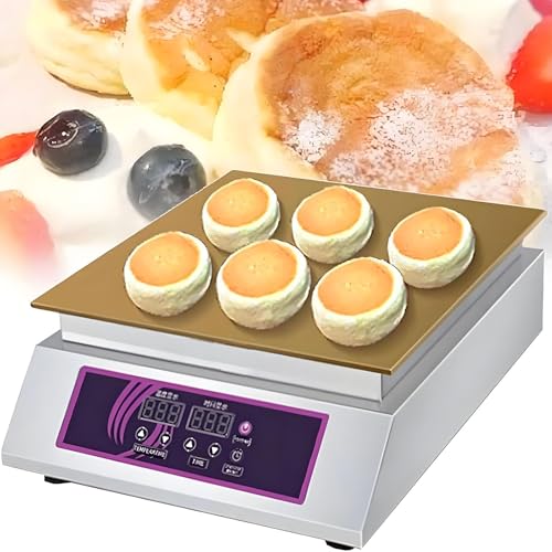 Muffin-Pfannkuchen-Dorayaki-Soufflé-Maschine, Kommerzielles Antihaftbeschichtetes Waffeleisen, Elektrische Soufflé-Maschine, Elektrische Grillplatte von TozMvi