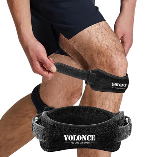 2 Stück Patellasehnen Knee Strap,Kniescheiben-Kniebandage,Verstellbare Bandage KniePatella Kniebandage,Knee Support,PatellaKniebandage,zur Schmerzlinderung beimBasketball, Laufen, Springerknie 2 Stück Patellasehnen Knee Strap,Kniescheiben-Kniebandage,Verstellbare Bandage KniePatella Kniebandage,Knee Support,PatellaKniebandage,zur Schmerzlinderung beimBasketball, Laufen, Springerknie von Tpubmity