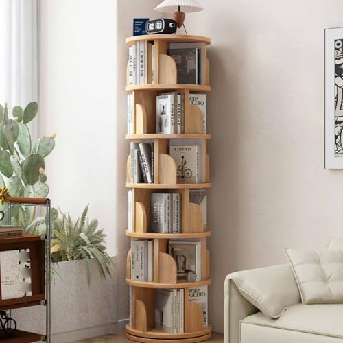 360 Grad drehbares Bücherregal,Bücherregal für Studenten zu Hause,Bilderbuchregal,Eckregal zum Lesen,Geeignet für Schlafzimmer,Wohnzimmer,Kinderzimmer und Erwachsene(Wood color,46*188cm/18.1*74in) 360 Grad drehbares Bücherregal,Bücherregal für Studenten zu Hause,Bilderbuchregal,Eckregal zum Lesen,Geeignet für Schlafzimmer,Wohnzimmer,Kinderzimmer und Erwachsene(Wood color,46*188cm/18.1*74in) von Tqertrtfxa