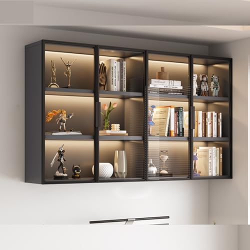 Hängeregal Wandvitrine Bücherregal Restaurant handgefertigtes Modell Glaswandschrank Wandbücherregal Wandküche,Wandmontierte Badezimmer- und Küchenschränke mit Glastüren(140*25*95cm/55.1*10.1*37.4in) Hängeregal Wandvitrine Bücherregal Restaurant handgefertigtes Modell Glaswandschrank Wandbücherregal Wandküche,Wandmontierte Badezimmer- und Küchenschränke mit Glastüren(140*25*95cm/55.1*10.1*37.4in) von Tqertrtfxa