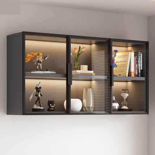 Wandmontierte Badezimmer- und Küchenschränke mit Glastüren,Hängeregal Wandvitrine Bücherregal Restaurant handgefertigtes Modell Glaswandschrank Wandbücherregal Wandküche(90*25*65cm/35.4*10.1*25.6in) Wandmontierte Badezimmer- und Küchenschränke mit Glastüren,Hängeregal Wandvitrine Bücherregal Restaurant handgefertigtes Modell Glaswandschrank Wandbücherregal Wandküche(90*25*65cm/35.4*10.1*25.6in) von Tqertrtfxa