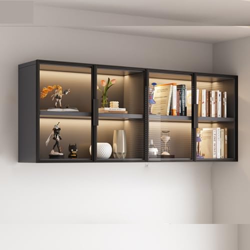 Wandmontierte Badezimmer- und Küchenschränke mit Glastüren,Hängeregal Wandvitrine Bücherregal Restaurant handgefertigtes Modell Glaswandschrank Wandbücherregal Wandküche(120*25*65cm/47.2*10.1*25.6in) Wandmontierte Badezimmer- und Küchenschränke mit Glastüren,Hängeregal Wandvitrine Bücherregal Restaurant handgefertigtes Modell Glaswandschrank Wandbücherregal Wandküche(120*25*65cm/47.2*10.1*25.6in) von Tqertrtfxa
