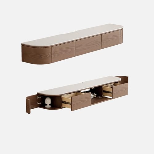 Chwebender TV - Ständer Hängender TV - Schrank Wandmontierte TV - Regale Mit Tür Moderner Schwebender Ständer Für Wohnzimmer Schwebendes Regal Mit Türen Geeignet Für Wohnzimmer, Schlafzimmer(D-Stone b Chwebender TV - Ständer Hängender TV - Schrank Wandmontierte TV - Regale Mit Tür Moderner Schwebender Ständer Für Wohnzimmer Schwebendes Regal Mit Türen Geeignet Für Wohnzimmer, Schlafzimmer(D-Stone b von Tqoiozxa