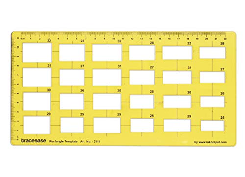 Traceease Schablone Geometrischer Entwurf Dreieck Vorlage Zeichnung, Entwirft Lineal Messen von Traceease