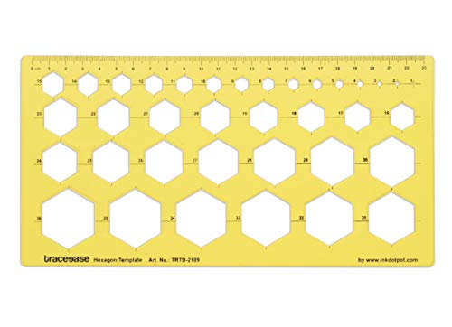 Traceease Schablone Geometrischer Entwurf Rechteck Vorlage Zeichnung, Vorlage Entwirft Lineal Messen von Traceease