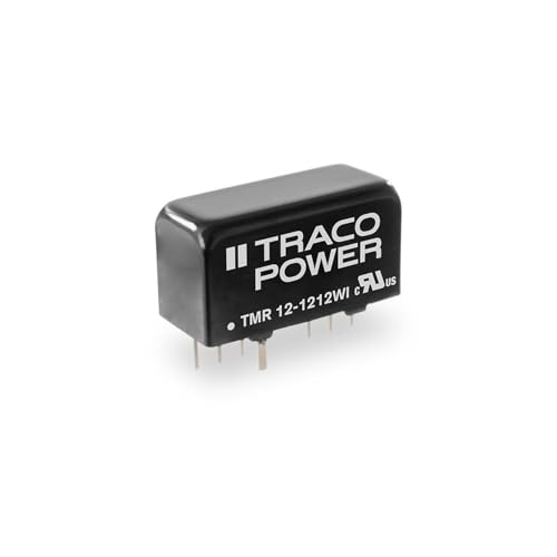 TracoPower TMR 12-1212WI DC/DC-Wandler 1.0A 12W 12 V/DC 10St. von TracoPower