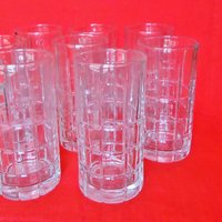 8 Tartan Plaid Flache Eistee Gläser Von Anchor Hocking 16 Unzen Iced Beverage Heavy Base Vintage Barware von TracyShort10