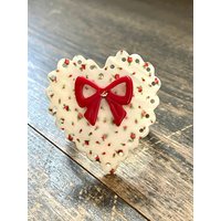 Serviettenring Mit Weihnachtlichem Herz Bling Serviettenring Mit Weihnachtlichem Herz Bling von TracysBlingRings
