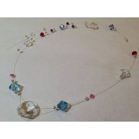 Swarovski Sonnenfänger Unsichtbare Linie Schwebende Kristalle Funkelt Lange Hängen von TracysMysticalGems