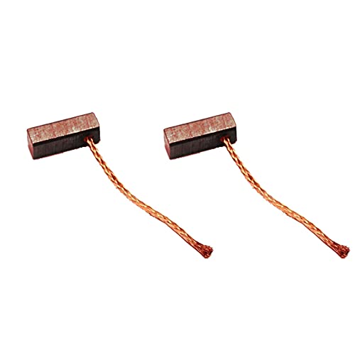 2x Trade-Shop Bronze-Kohlen Kohlebürsten 4,5 x 6,5 x 14mm 12-24 Volt für verschiedene KFZ-Motoren Rolltor Garagentor Antriebe Lichtmaschine Wasserpumpe von Trade-Shop