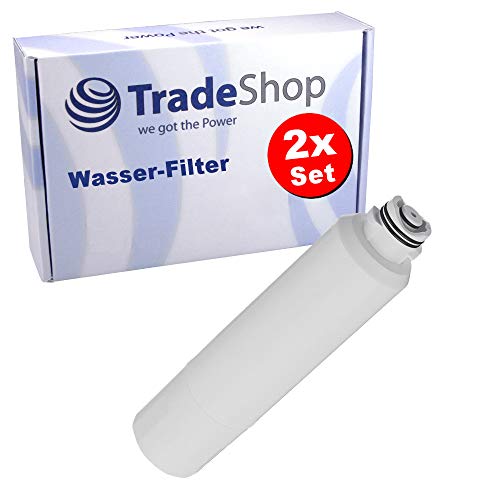 2x Trade-Shop Ersatz Wasser-Filter für Samsung RF56J9041SR/EG RF56J9040SG RF56J9040SG/EF RF56J9040SR RF56J9040SR/EF RF56M9540SR RF56M9380SG RF56M9380SG/EF von Trade-Shop