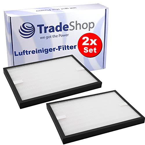 2x Trade-Shop HEPA-Filter/Luftfilter/Filter kompatibel mit Honeywell HPA 710 WE Luftreiniger Luftbefeuchter ersetzt HRFQ710E von Trade-Shop