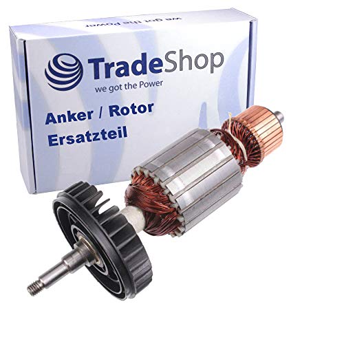 Anker/Rotor/Motor Ersatzteil/Läufer/Kollektor/Polpaket mit Lüfter für Makita GA9030 GA7030 GA7030R GA9030R GA7030S GA9030S ersetzt 517828-4 von Trade-Shop