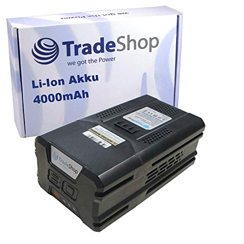 Li-Ion Akku 80V 4000mAh kompatibel mit Cramer 82V 82B900 82V 82UC KM Domus 82V Nimbus 82V GD80BC GD80BP GD80SB GCS80420 GBL80320 GLM801600 2600402 von Trade-Shop