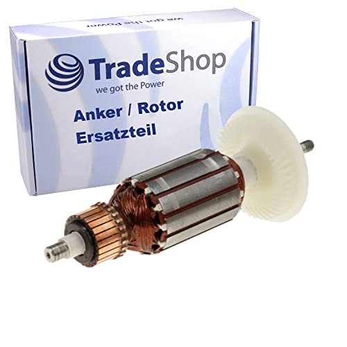 Trade-Shop Anker/Rotor/Läufer/Kollektor Ersatzteil für Bosch TWS6000 PWS 650 PWS 680, Dongcheng S1M-FF03-100A / Winkelschleifer von Trade-Shop