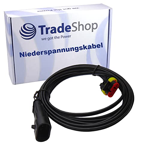 Trade-Shop Anschlusskabel Niederspannungskabel Trafokabel 3m kompatibel mit Gardena Robotic SILENO city, smart SILENO city, SILENO life, Sileno+ R100Li Trade-Shop Anschlusskabel Niederspannungskabel Trafokabel 3m kompatibel mit Gardena Robotic SILENO city, smart SILENO city, SILENO life, Sileno+ R100Li von Trade-Shop