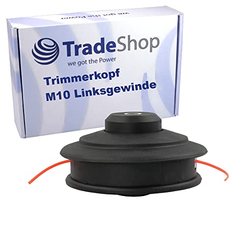 Trade-Shop Doppel-Fadenkopf/Mähkopf/Trimmerkopf M10 x 1,25mm für Echo GT-2102 SRM-2250L SRM-250EL SRM-250EU SRM-501DE RM-250E RM-303E CME350 von Trade-Shop