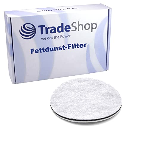 Trade-Shop Fettdunst-Filter/Fritteusen-Filter kompatibel mit SEB Tefal Moulinex SmartClean FR4009007D, FR4009157D 1250, FR4009167D 1250, FR4009707D von Trade-Shop