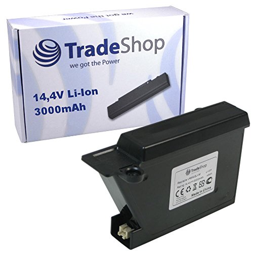 Trade-Shop Li-Ion Akku 3000mAh (14.4V) kompatibel mit Saugroboter Home Cleaner Heimroboter LG HomBot VR1228DS, VR1228R, VR1229B, VR1320B, VR34406LV, VR34408LV von Trade-Shop