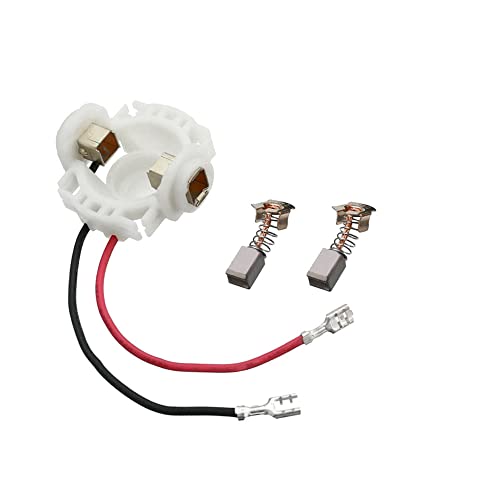 Trade-Shop Motorkohlen-Halter inkl. 2 Kohlebürsten kompatibel mit Makita 4333D BSR730SH DSS500 DSS501 BSS500 BSS501 DCS550 DUC122 BUC122 DJS161 von Trade-Shop