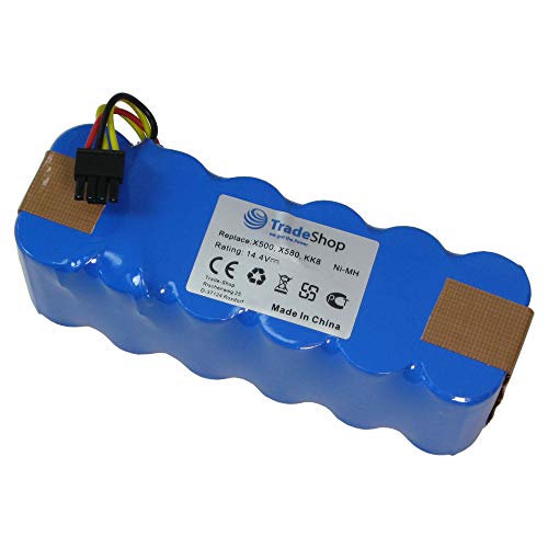 Trade-Shop Premium Ni-Mh Akku, 14,4V / 3000mAh / 43Wh ersetzt LP43SC2000P für Ariete Briciola 2712, 2717 Bricola 2713, 2717 Evolution 2.0 Profimaster Robot 2712 Trade-Shop Premium Ni-Mh Akku, 14,4V / 3000mAh / 43Wh ersetzt LP43SC2000P für Ariete Briciola 2712, 2717 Bricola 2713, 2717 Evolution 2.0 Profimaster Robot 2712 von Trade-Shop