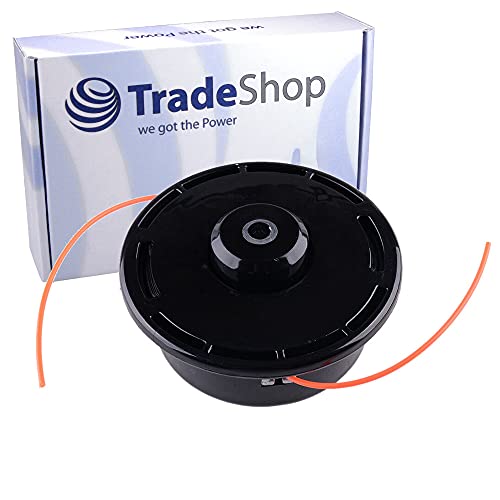 Trade-Shop Trimmerkopf Fadenkopf Mähkopf M10 Gewinde Links für Honda UMK425 UMK435 UMK425E UMK431E UMK435E UMR425 UMR425E Freischneider Rasentrimmer Motorsense von Trade-Shop