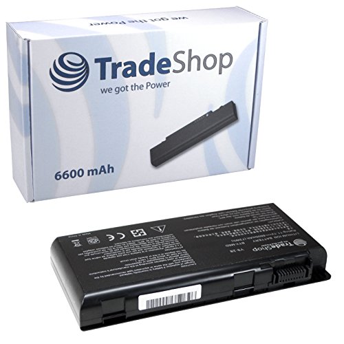 TradeShop Hochleistungs Li-Ion Akku, 10,8V/11,1V / 6600mAh für Medion Erazer 6811 X6813 X6817 X6819 X6821 X7813 X7815 X7817 MD97623 MD97624 MD97625 MD97654 MD97746 MD97747 MD97748 MD97761 MD97762 MD97779 MD97781 MD97782 MD97783 MD97831 ersetzt BTY-M6D TradeShop Hochleistungs Li-Ion Akku, 10,8V/11,1V / 6600mAh für Medion Erazer 6811 X6813 X6817 X6819 X6821 X7813 X7815 X7817 MD97623 MD97624 MD97625 MD97654 MD97746 MD97747 MD97748 MD97761 MD97762 MD97779 MD97781 MD97782 MD97783 MD97831 ersetzt BTY-M6D von Trade-Shop