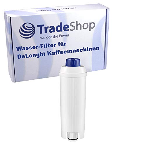 Trade-Shop Wasser-Filter ersetzt DLS C002, SER3017, 5513292811, 8004399327252 für DeLonghi Kaffeevollautomaten (z.B. Magnifica, Primadonna) / Filterpatrone von Trade-Shop